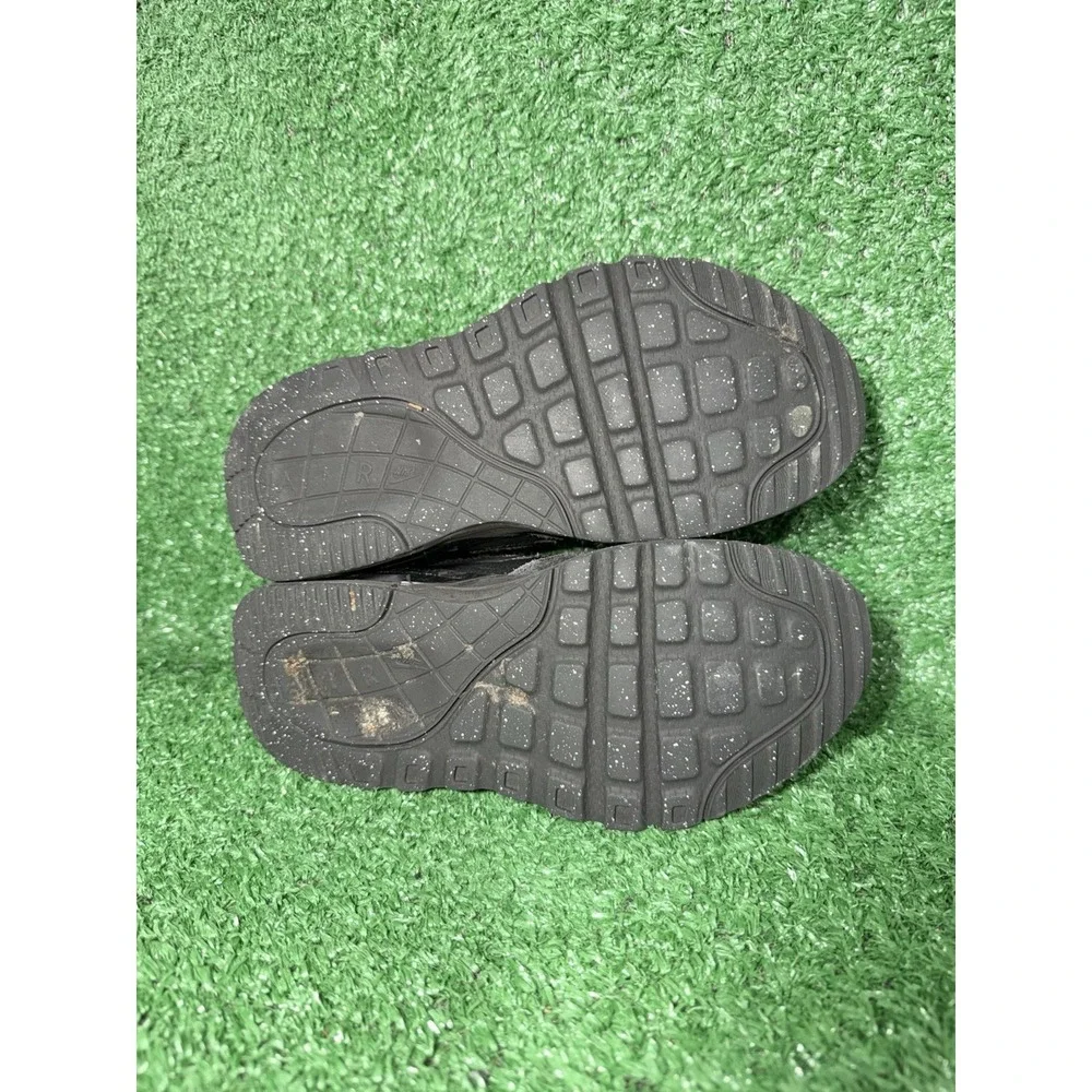 Nike Air Max‎ System Kids Size 3Y Black Walking Shoes Comfort Running Sneakers